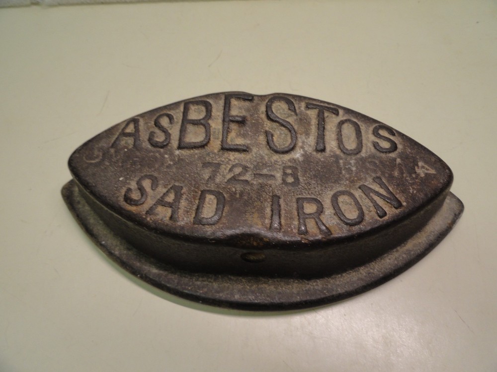 antique Asbestos brand sad iron core 72-B model