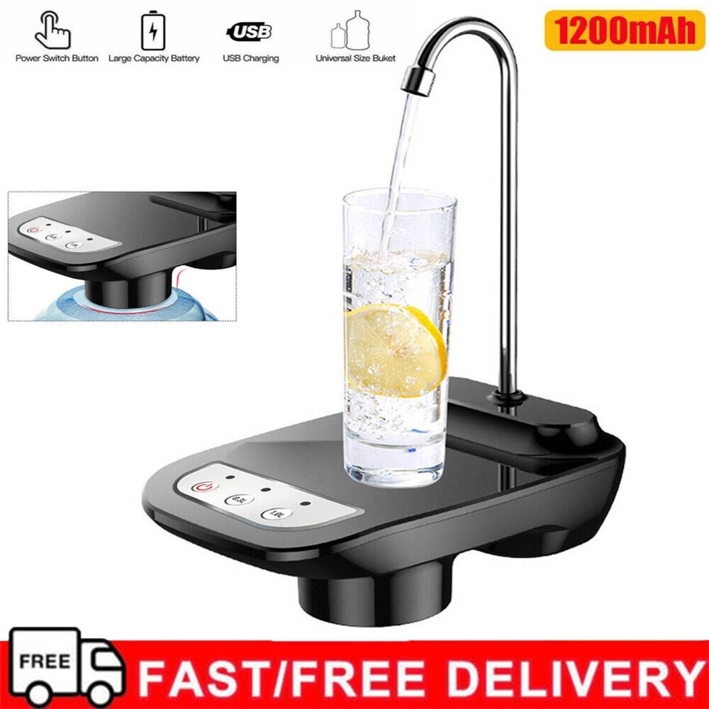 Automatic Electric Water Bottle Dispenser Drinking Water Pump USB Rechargeable