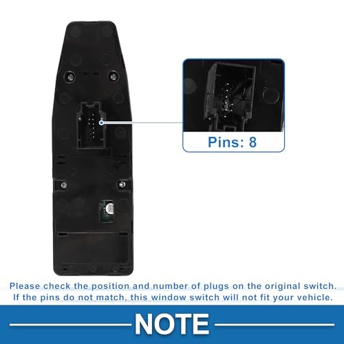 Power Window Switch No.61317941997 Front Left Driver Side Window Control