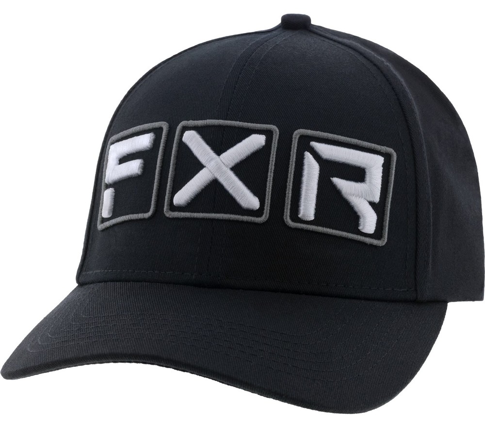 FXR Maverick Snapback Hat Black/White