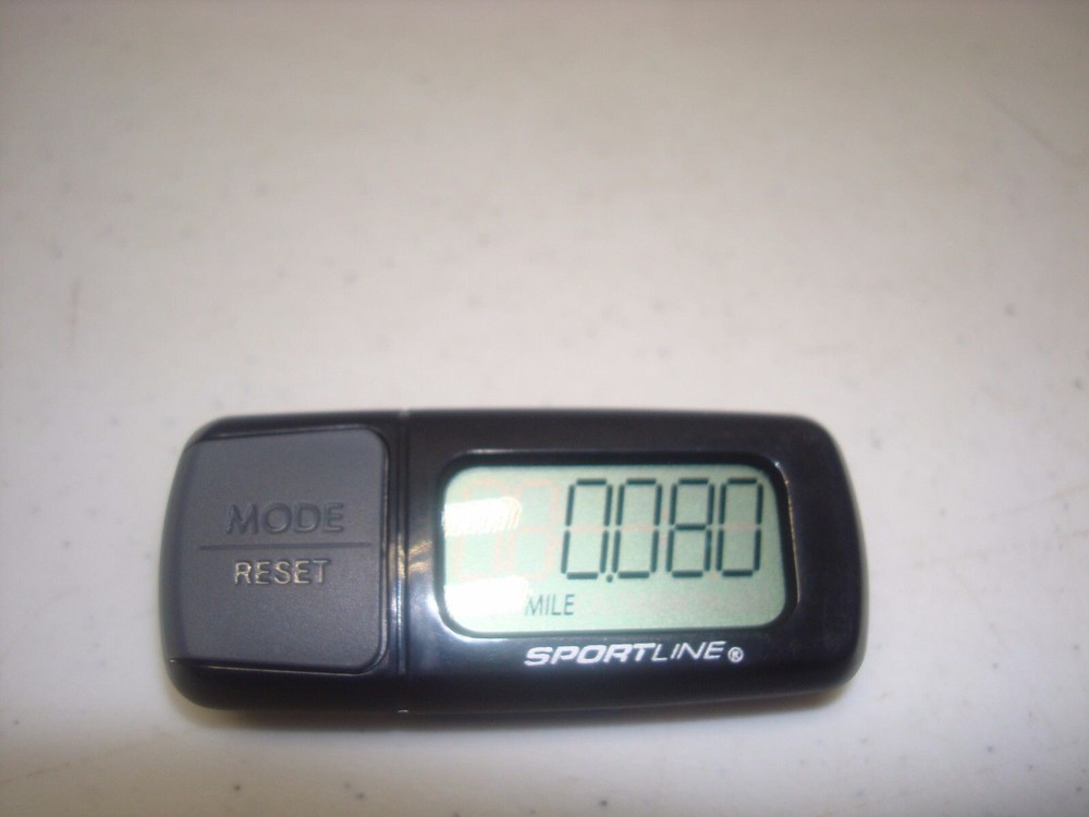 Sportline SB1062BK Triple Function Calorie Counting Black Pedometer