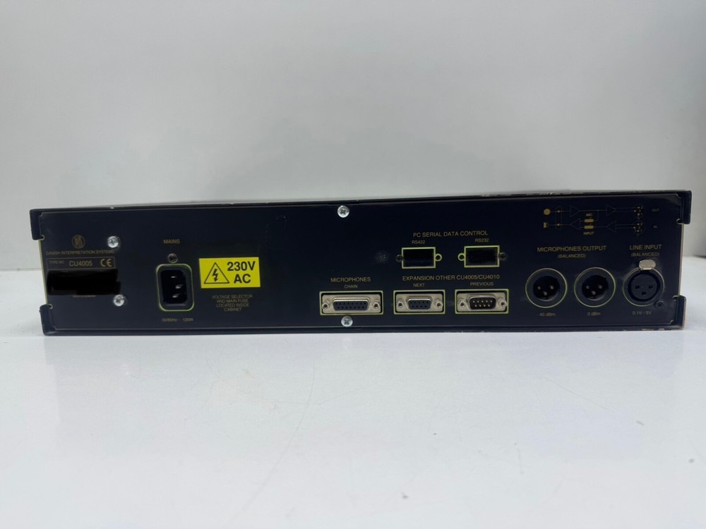 DIS Danish Interpretation System CU4005 Central Unit