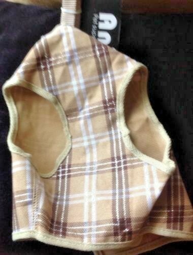 PLAID HARNESS & LEASH SET FOR DOGS & PETS
