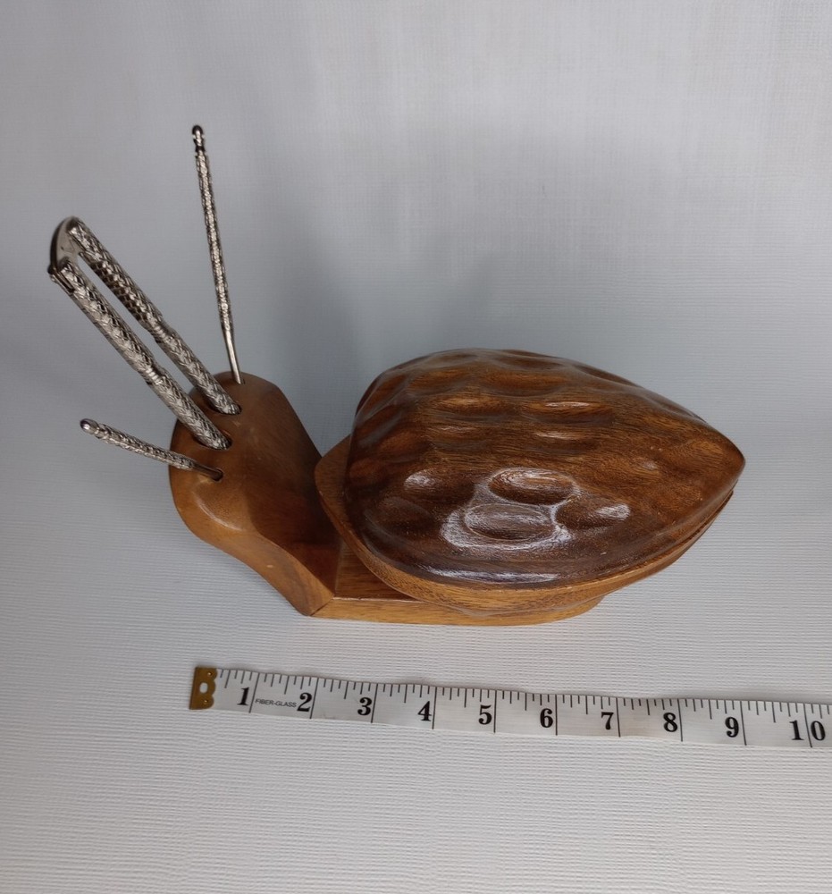 Walnut Shaped Nut Set Bowl, Picks, And Cracker VTG