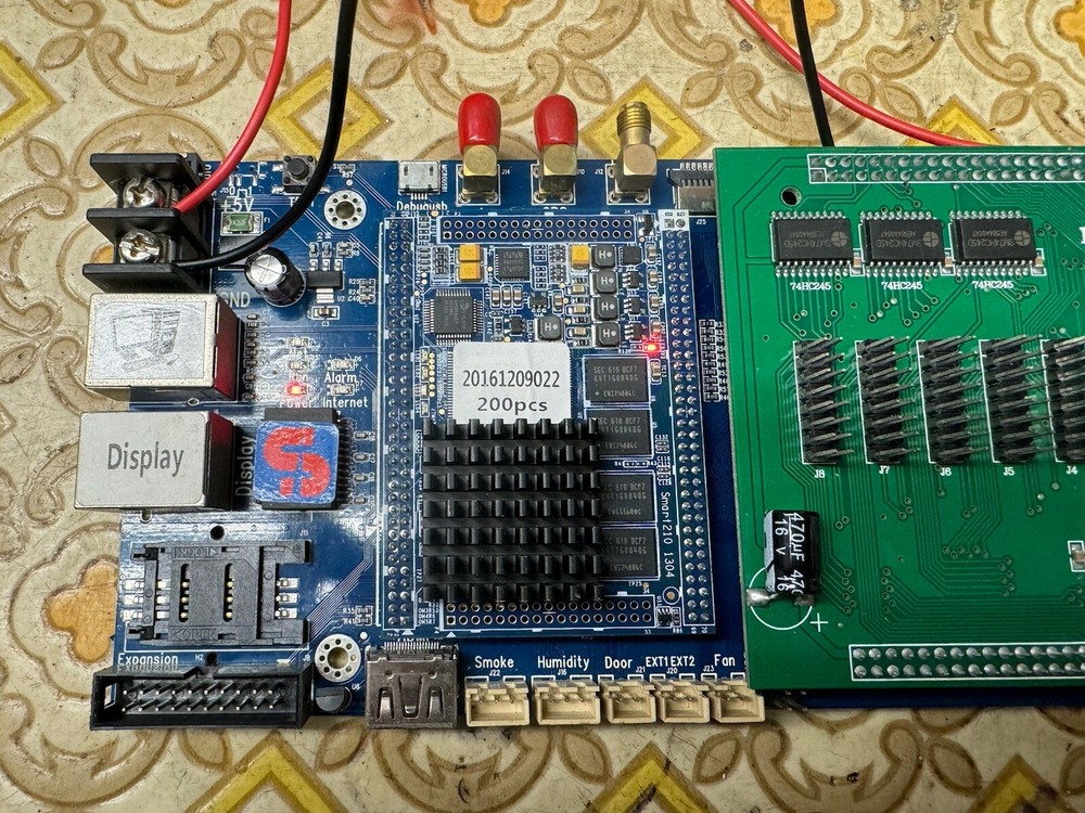 Xixun Y10-B16 Controller Card With Cell Phone Modem And Hub75