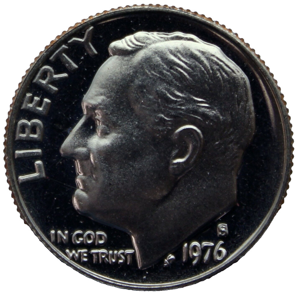 1976-S Proof Roosevelt Dime