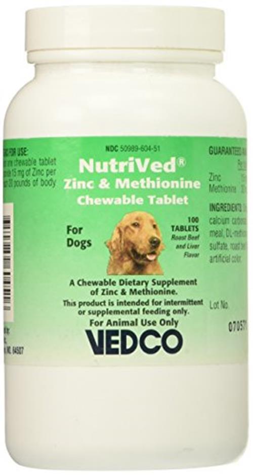 NutriVed Zinpro for Dogs (100 CHEWABLE Tablets)