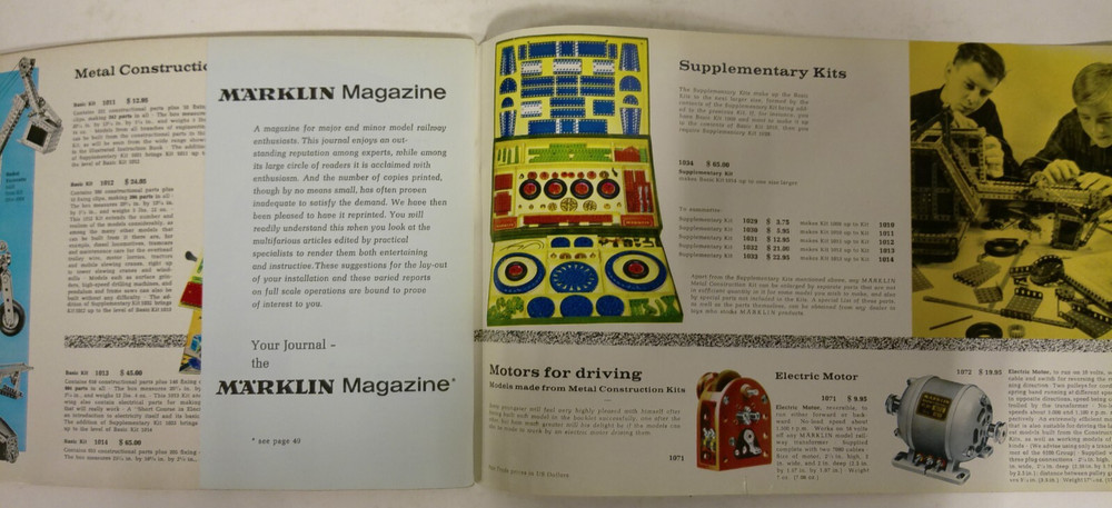 Vintage Marklin 1966/67 Catalog