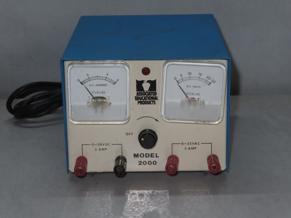 Associated Educational Products Model 2000 Power Supply