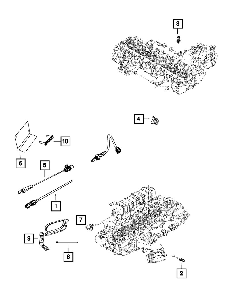 Genuine Mopar Nox Sensor 68067521AB