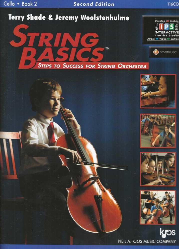 String Basics Cello Book 2 (2nd Edition) Kjos 116CO