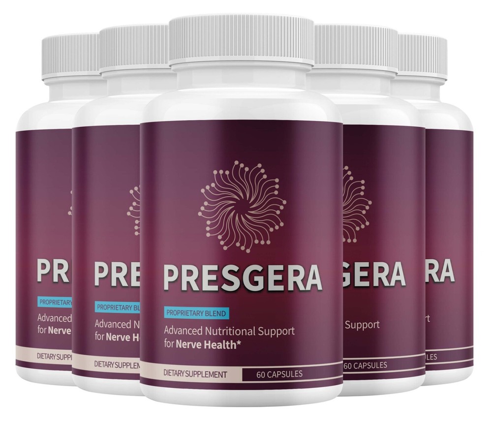 Presgera Advanced Nerve Support Formula Maximum Strength Vitamin ( 5 Pack )