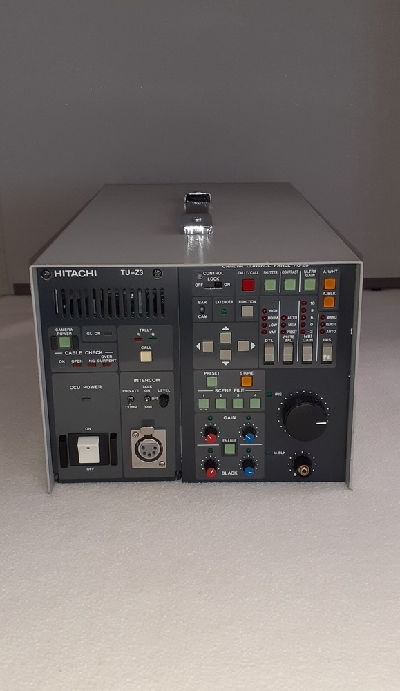 Hitachi Triax Base Station TU-Z3 & Camera Control Panel RC-Z3