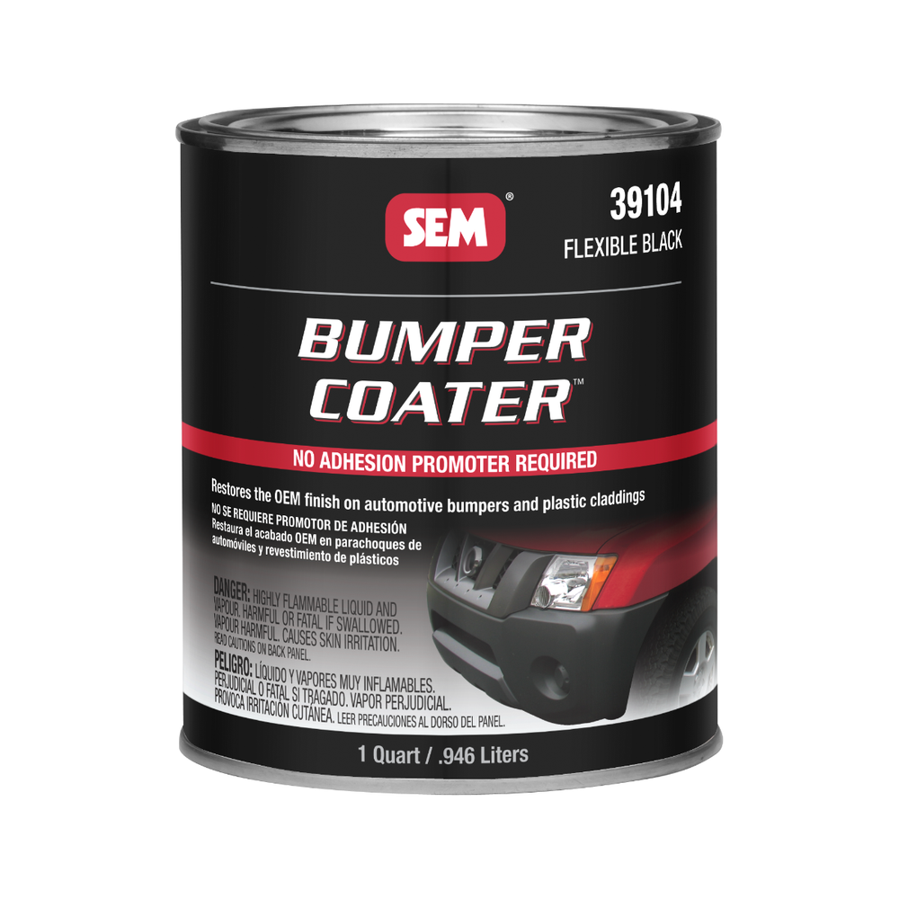 SEM 39104 Bumper Coater Flexible Black Bumper Coating Quart