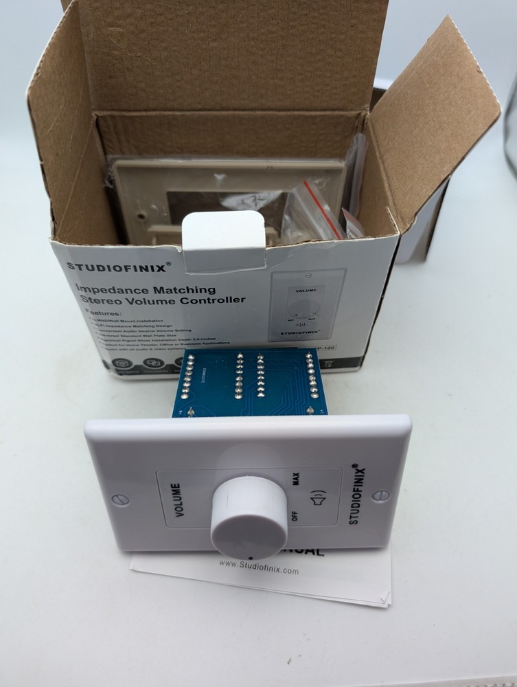 Studiofinix Impedance Matching Stereo Volume Controller ST-VCP-100
