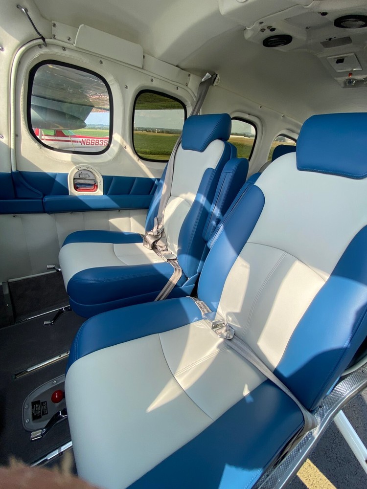 Beechcraft Bonanza or Debonair (4-seat) custom leather interior