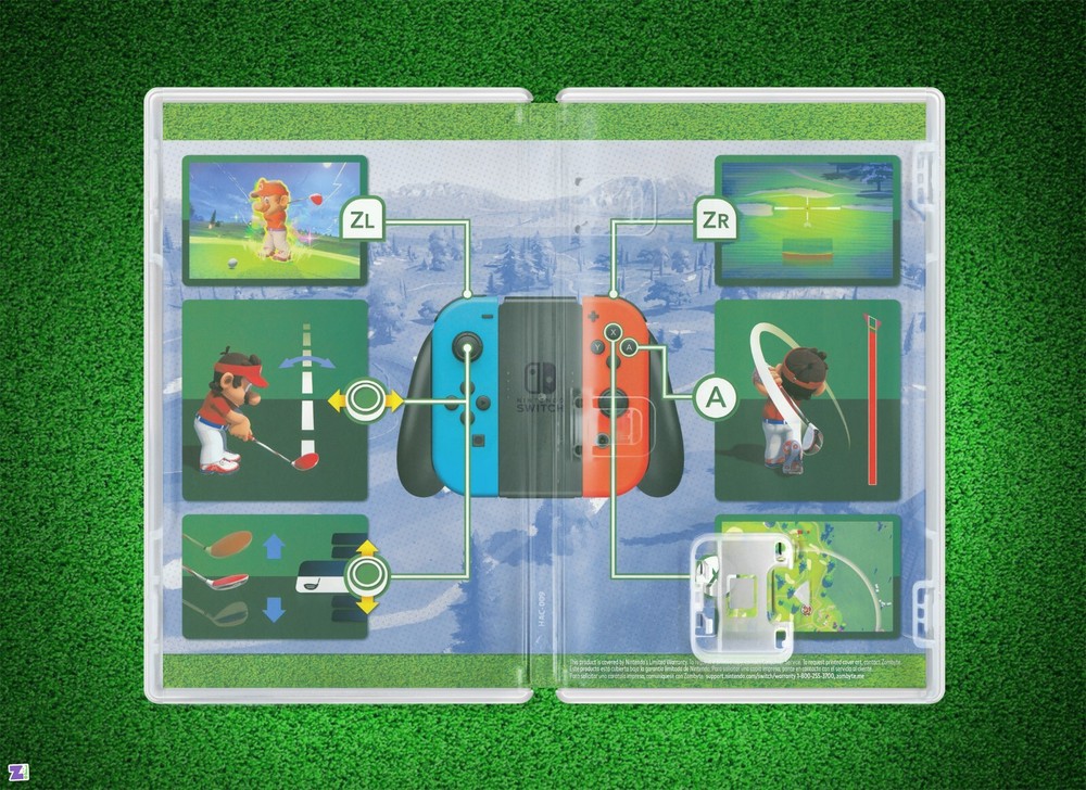 Mario Golf Super Rush COVER ART: Replacement Insert / Case for Nintendo Switch