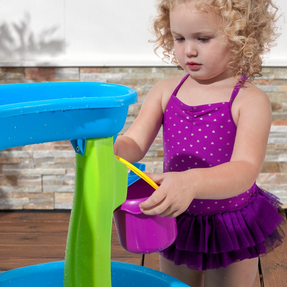 Step2 Rain Showers Splash Pond Water Table with Waterfall Tray