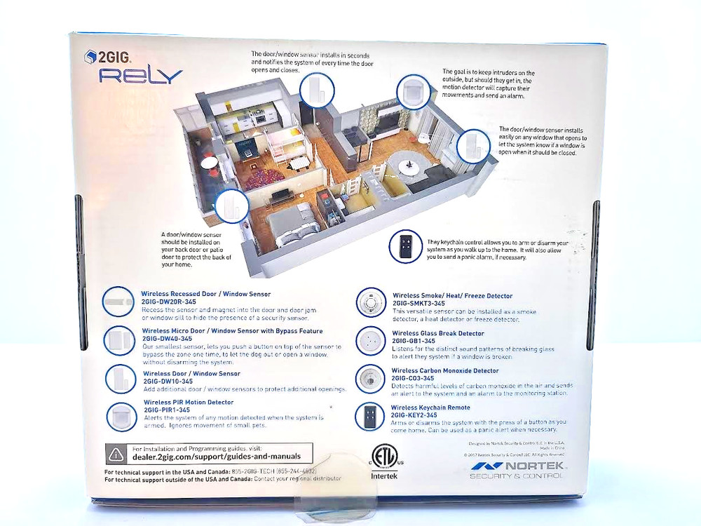 💥2GIG-RELY-3-3ASE HOME SECURITY CONSOLE-NEW💥
