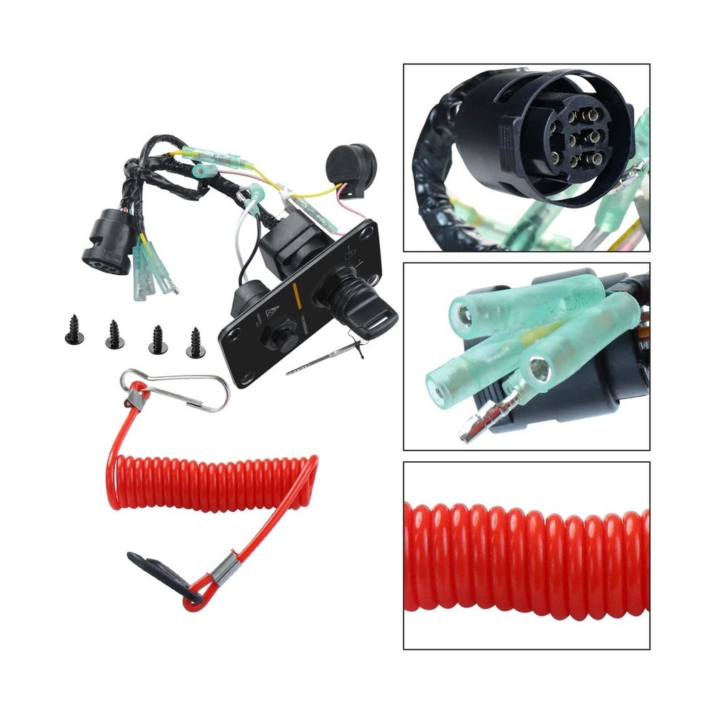 Main Switch Panel Single Engine Key Switch Panel Assembly On-Off-Start Contro...
