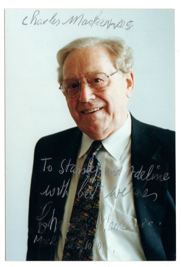 Charles Mackerras Signed Photo & Note / Autographed Australian Conductor