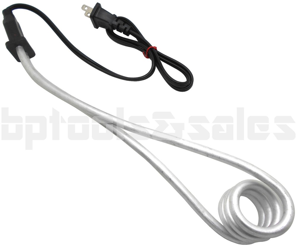 120V-1000W Water Heater Portable Electric Immersion Element Boiler Travel NEW