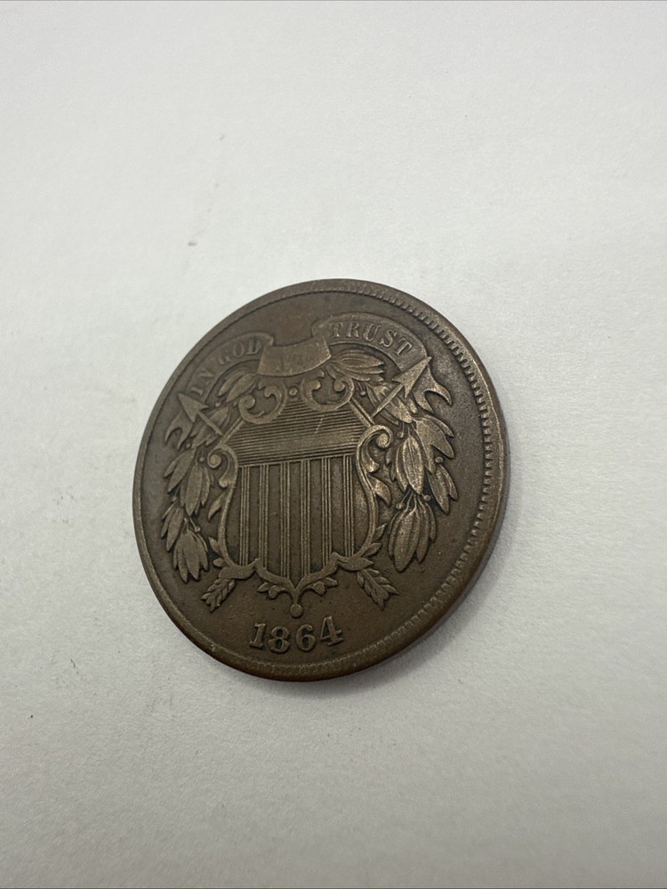 1864 2 Cent Piece Coin #50364