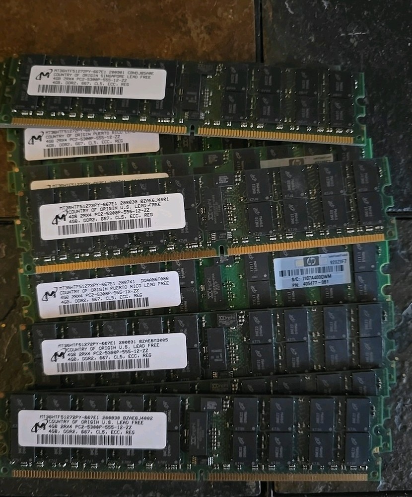 Micron 4GB 2Rx4 PC2-5300P