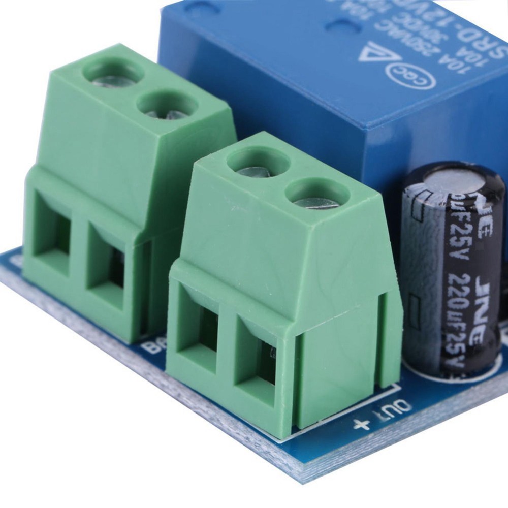 Undervoltage Protection Module 12V Switch On Voltage Module for Relay Module