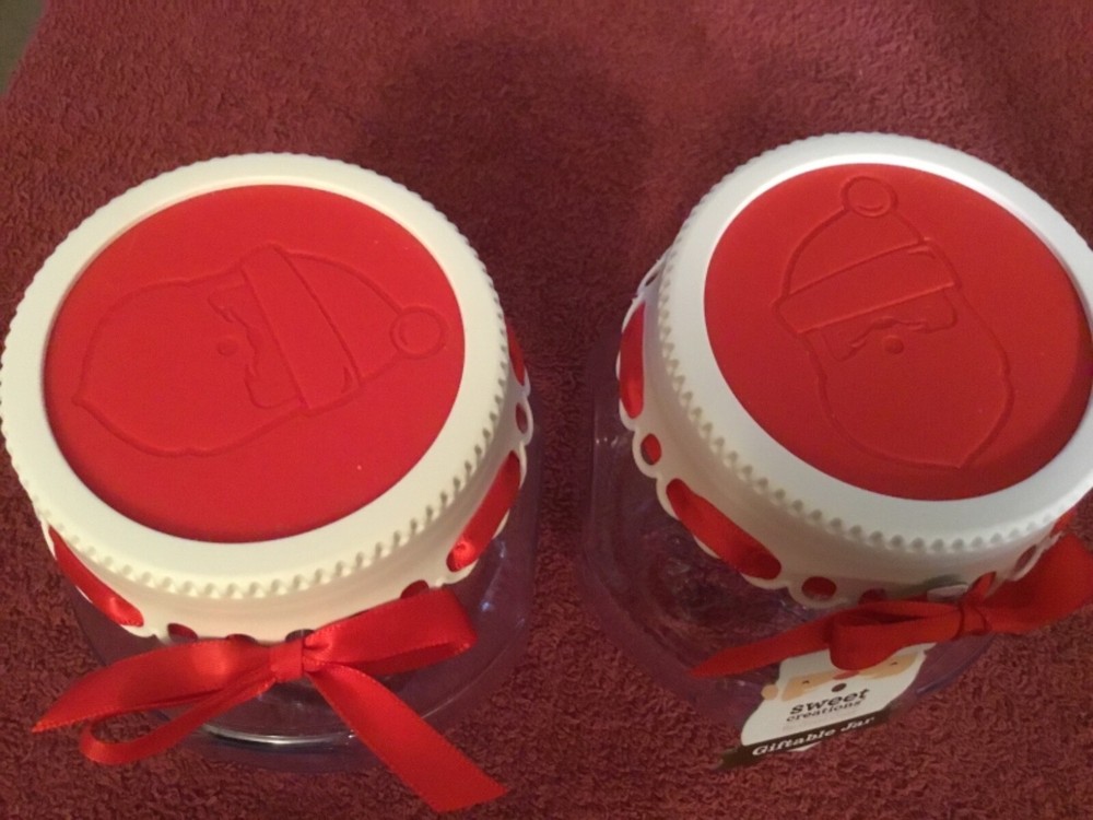 Plastic Christmas Ho Ho Ho Containers