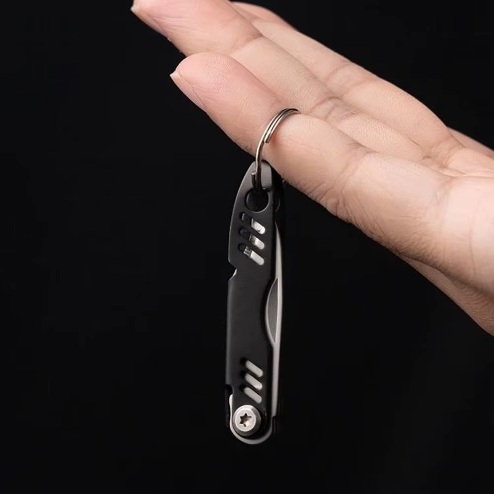 Multi Function Keychain Utility Tool SIM Eject Pin Bottle Opener Portable