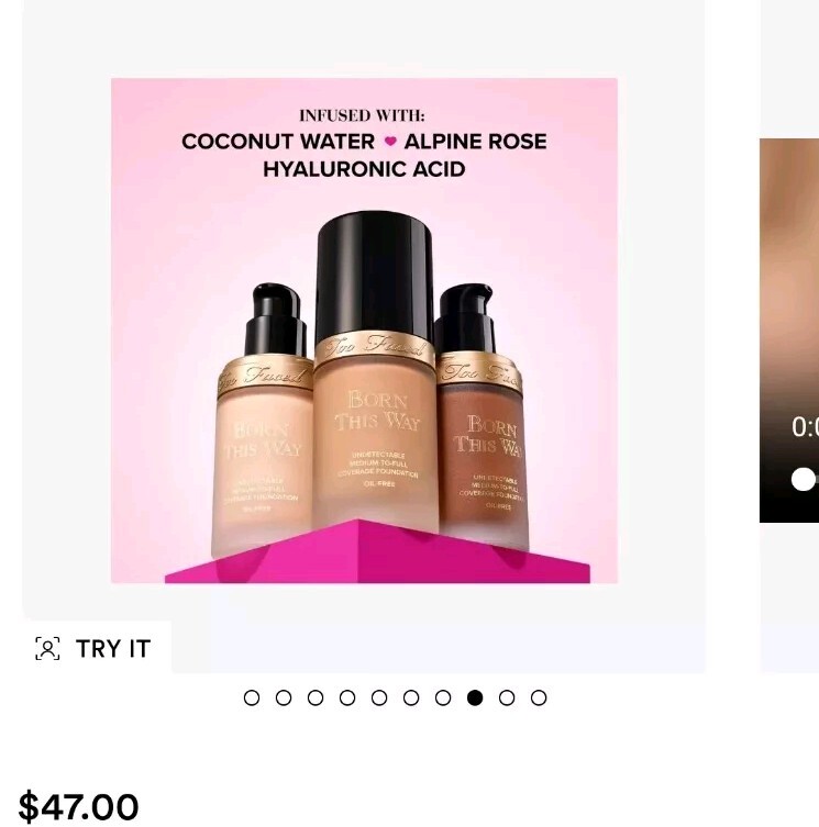 Too Faced Born This Way Undetectable Coverage Cocoa Medium-to-full Foundation