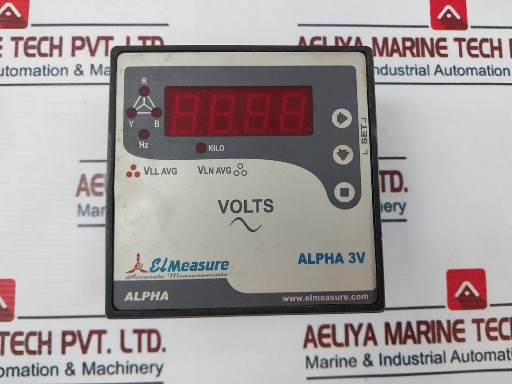 Elmeasure Alpha 3V 3-Phase Voltmeter