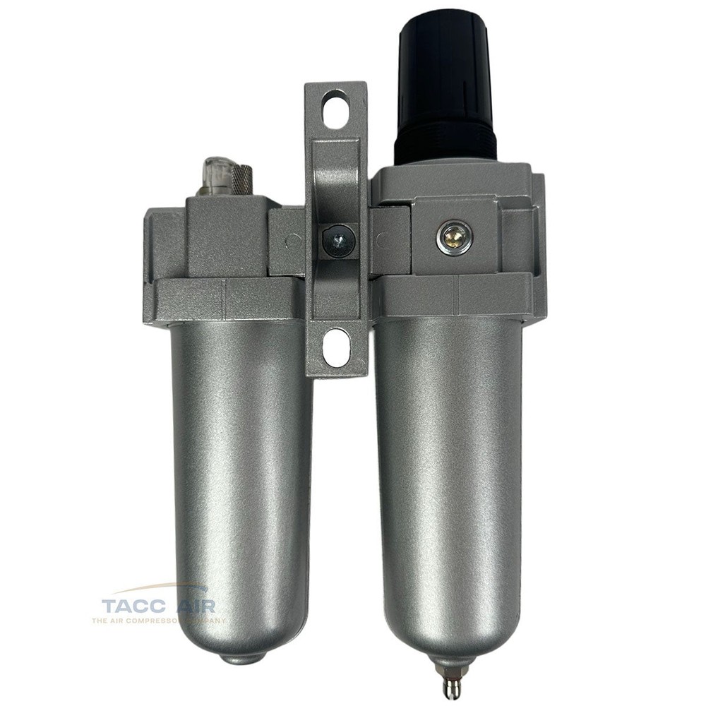 1/2" Compressed Air Compressor Filter Regulator Lubricator Combo FRL System