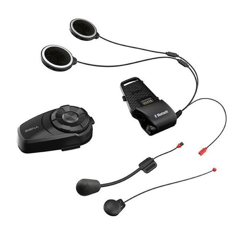 Sena 10S Motorcycle Bluetooth Communication System 2 Headset Dual Pack