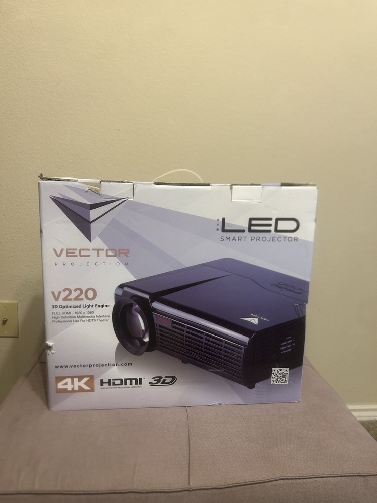 Vector Projector And 72in Projector Screen