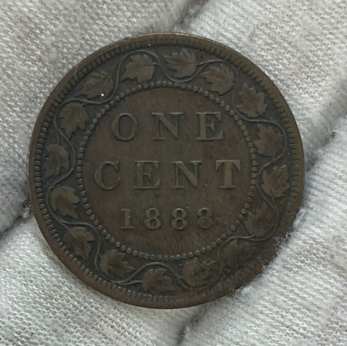 1888 Canada One Cent Coin
