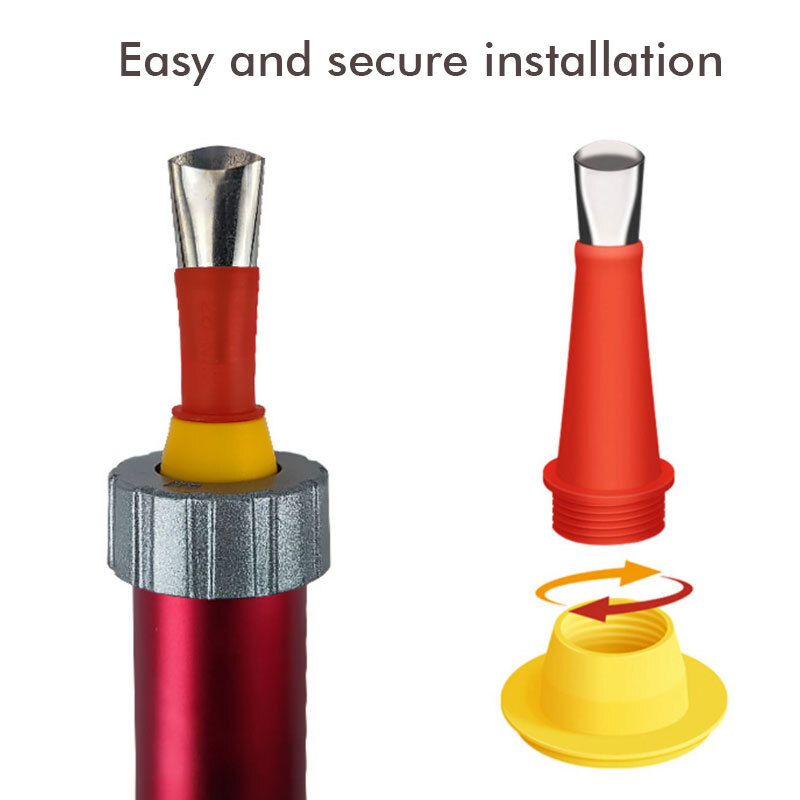 20 Pcs Rubber Nozzle Tool Kit Reusable Universal Integrated Rubber Nozzle Tool