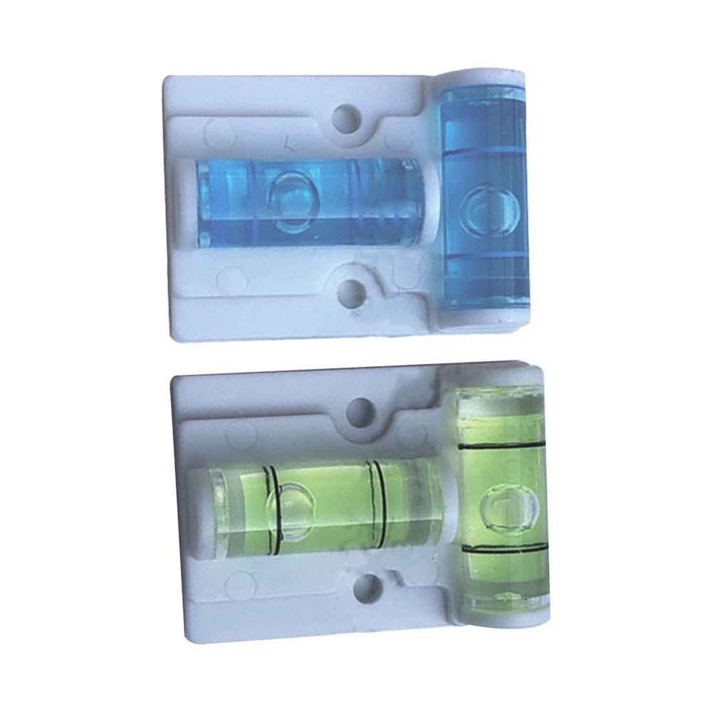 2pcs Horizontal Plastic T TypeLevel Scope Measuring Bubble Inclinometer