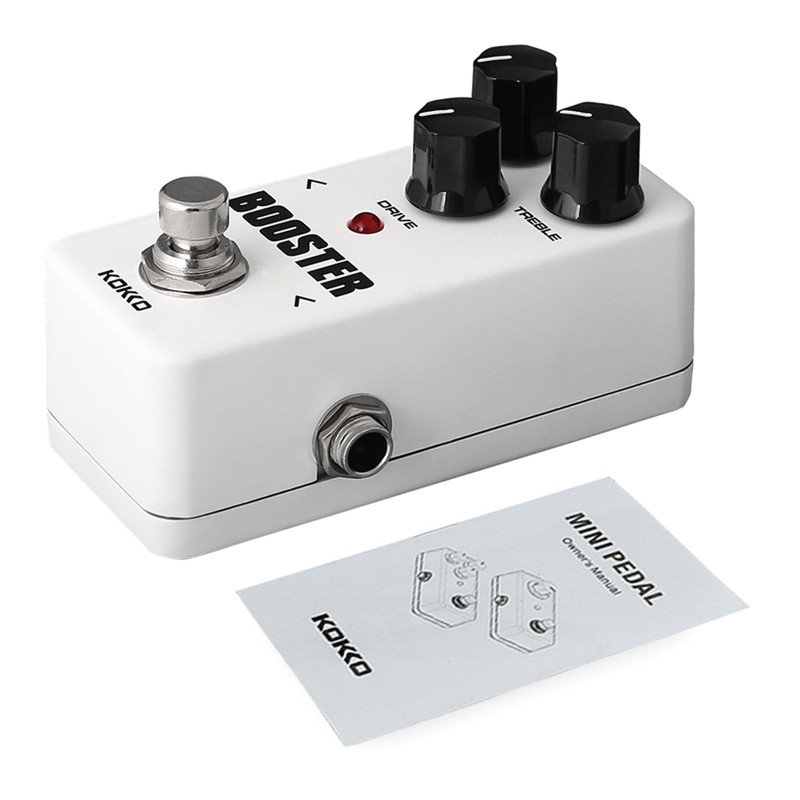 Professional Boost Guitar Effect Pedal,True Bypass Full Metal for Shell