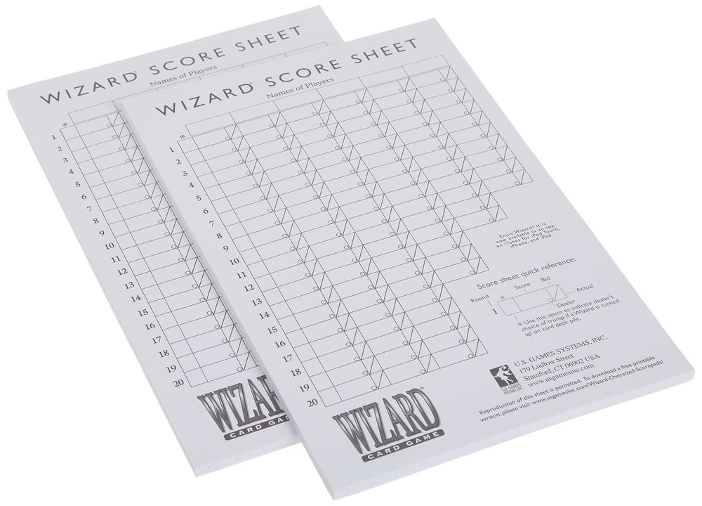 Wizard® Oversized Scorepads