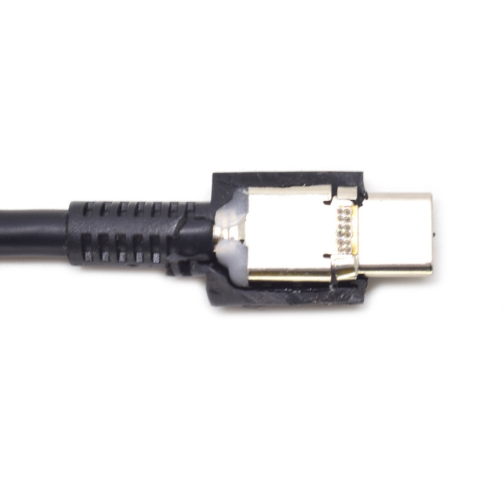 20pcs 1.8M/6ft Universal USB C Type C 3 wires Data Charger Pigtail Cord Cable