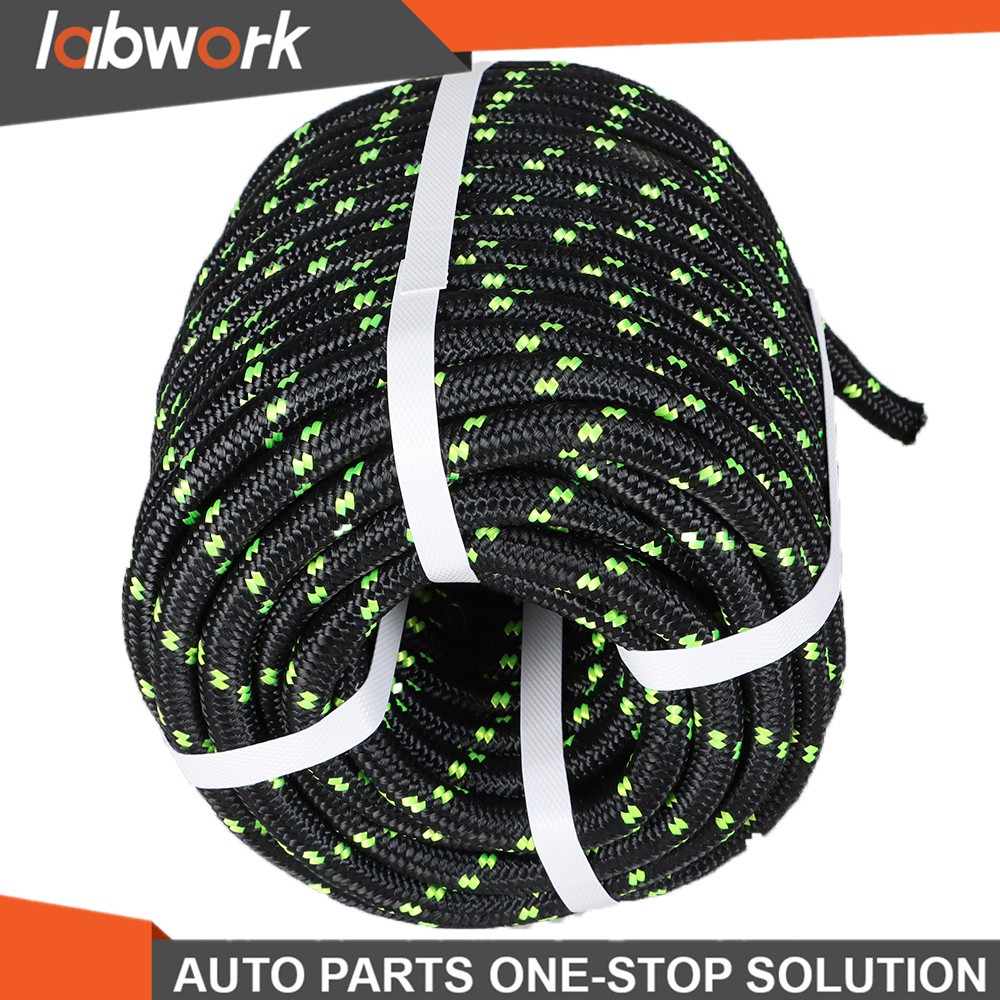 Labwork Double Braid Polyester Bull Rope 6180Lbs Breaking Strength 1/2" × 200'