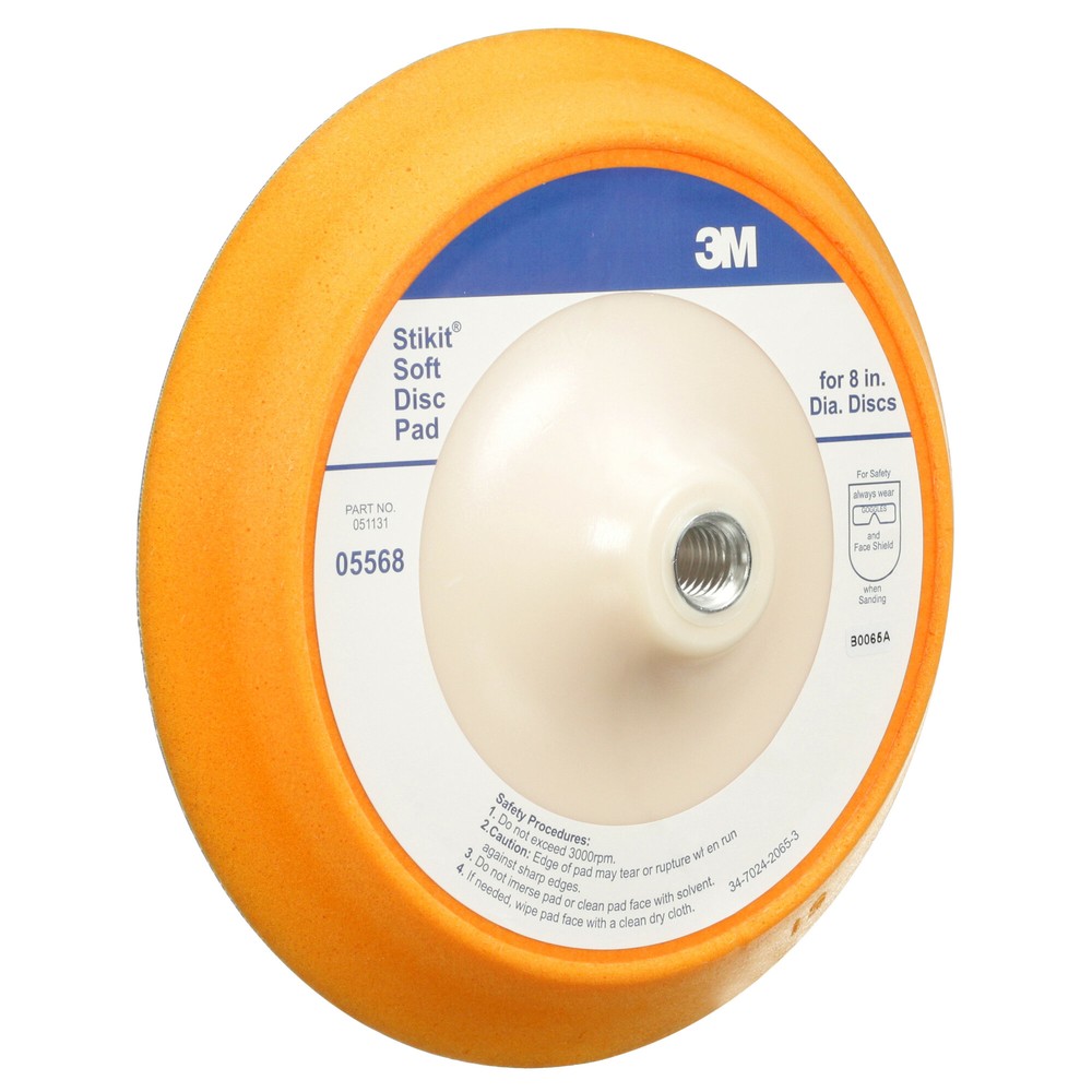 3M Stikit Soft Disc Pad, 05568, 8 in