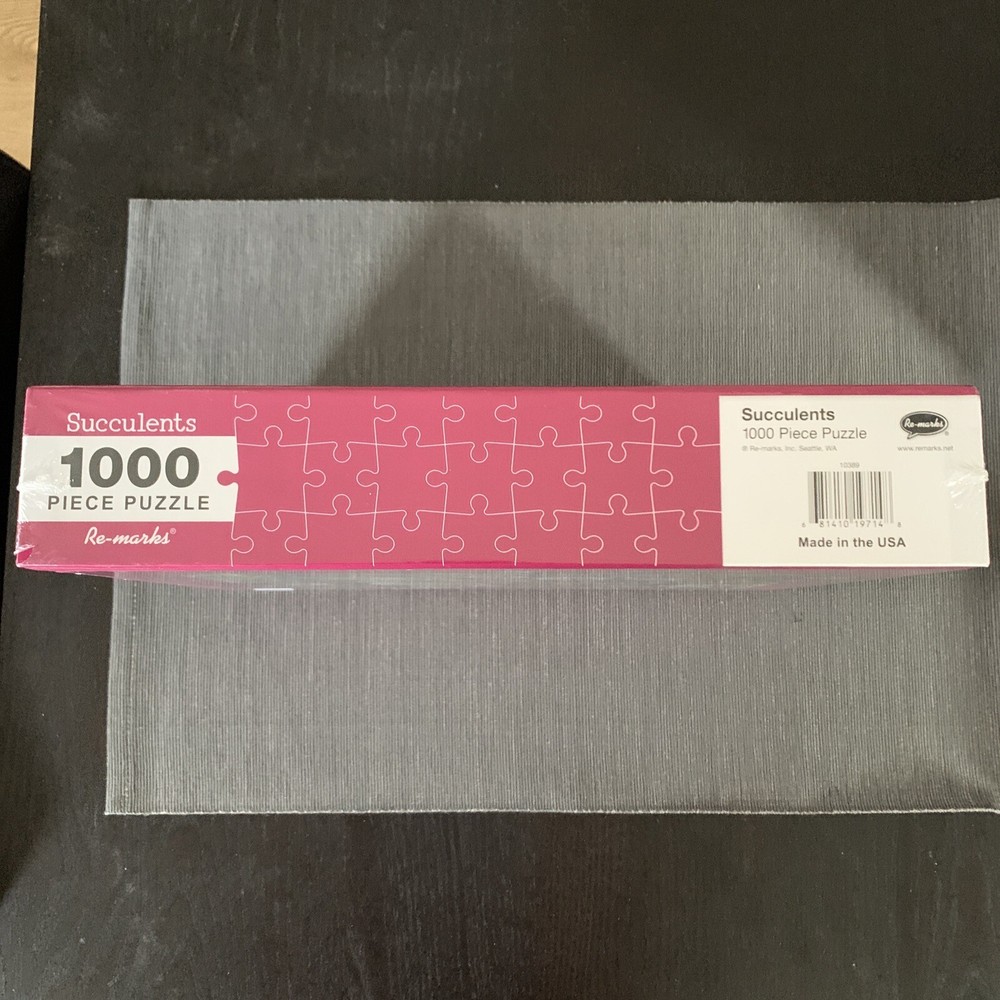 Re-Marks Succulents 1000 Pc Puzzle