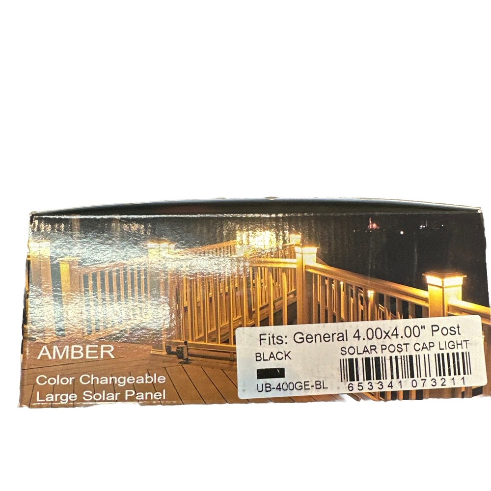 Ultra Bright Solar Post Cap