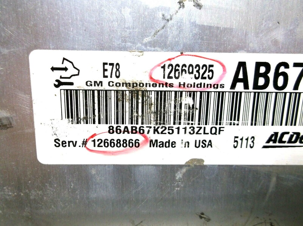 13-14 CHEVROLET CRUZE/TRAX/ENCORE/VOLT ENGINE CONTROL/COMPUTER/ECU.PCM