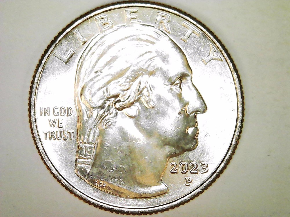 2023-P Washington Quarter (Bessie Coleman) die chip error