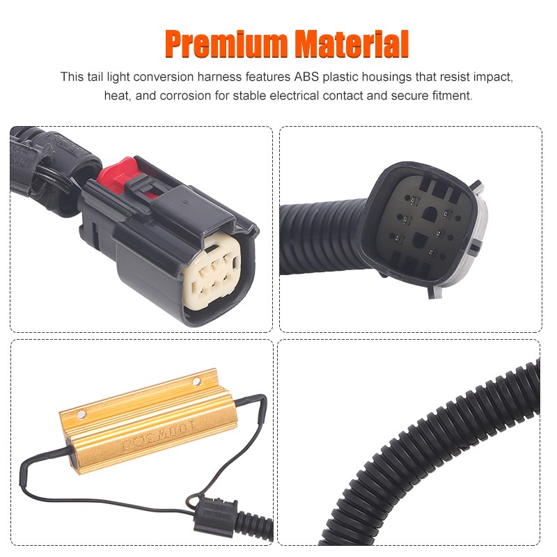 Tail light LED Conversion Harness For Silverado Sierra 2019-2024 Chevrolet GMC