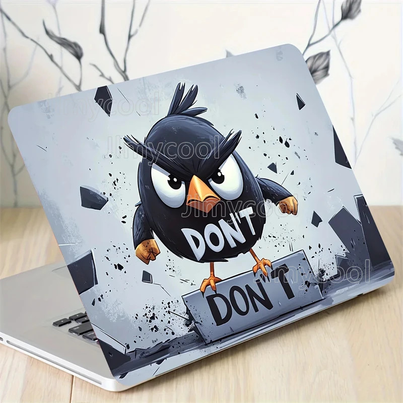 2Pack Patterned Bird Art Laptop Sticker Case Universal Scratch Resistant Sticker